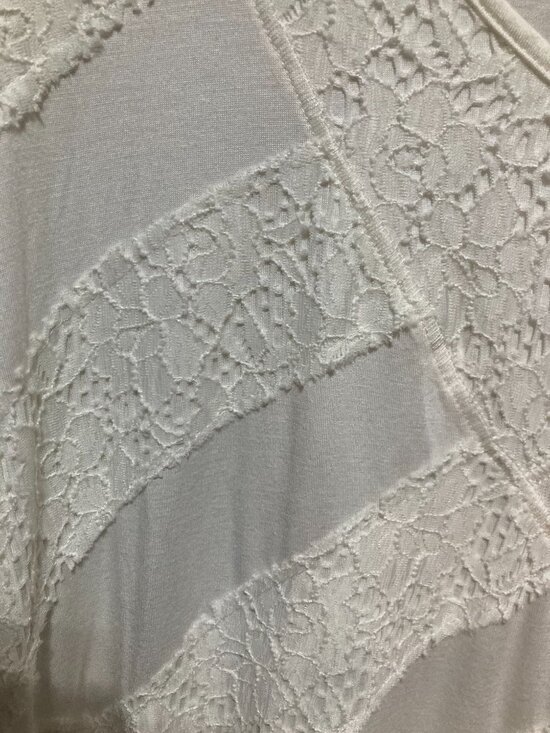 Cream Colored Tunic (or Dress) with lace - Picture 5 of 5